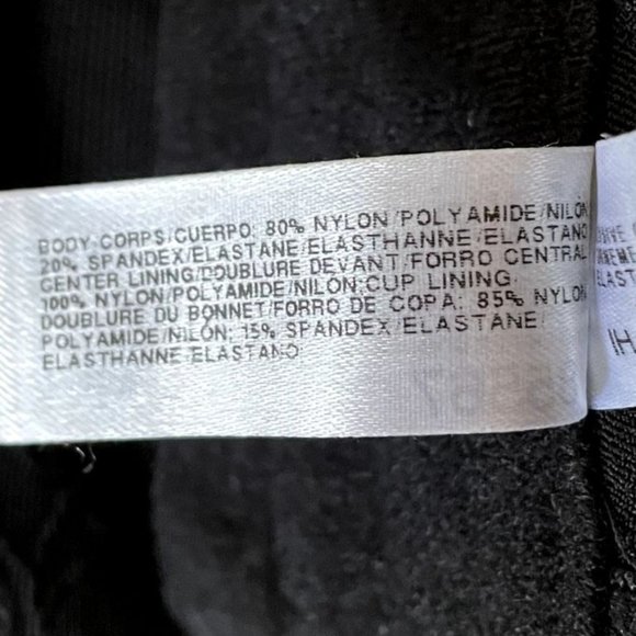 Wacoal Awareness Black Jacquard Unlined Underwire Bra with Comfort Straps 40DDD - Picture 8 of 8